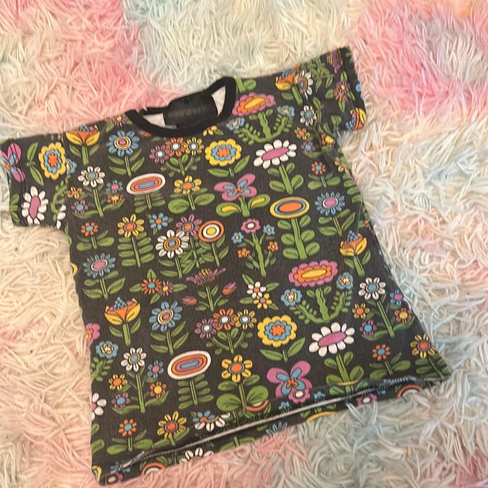 Nooworks Flower Power Print T-Shirt - Picture 2 of 2